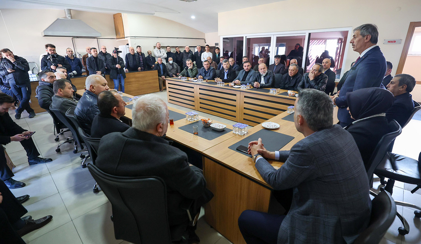 Yusuf Alemdar Minibüsçüler Odası’nda konuştu