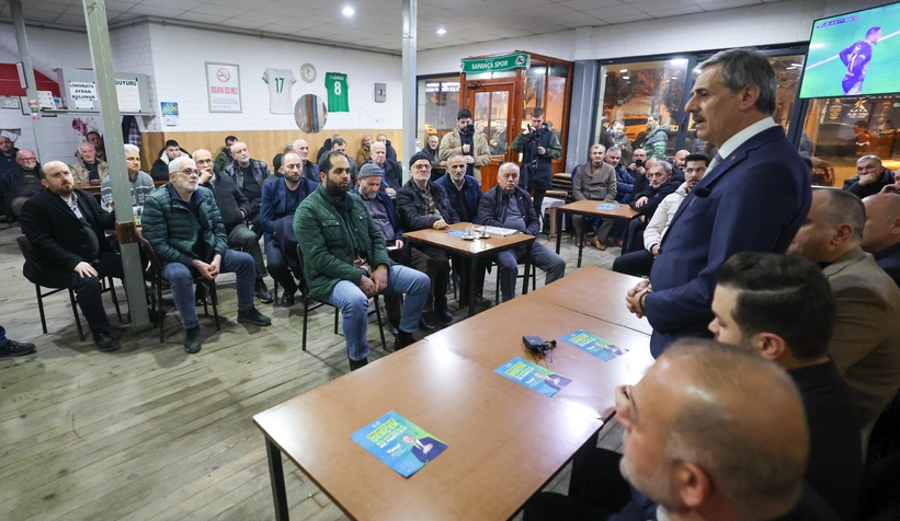 Yusuf Alemdar Sapanca’da vatandaşlarla buluştu