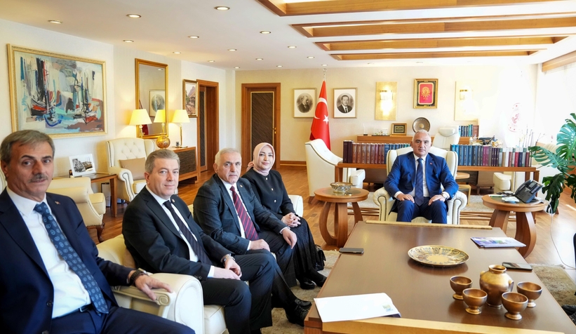 Yusuf Alemdar Ulaştırma ve Turizm Bakanları ile görüştü
