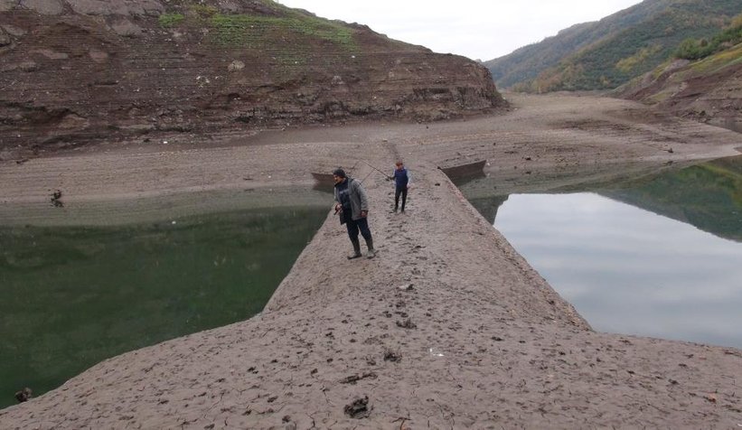 Yuvacık Barajında korkutan seviye