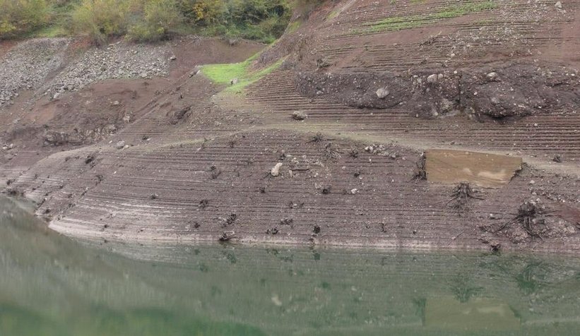 Yuvacık Barajında korkutan seviye