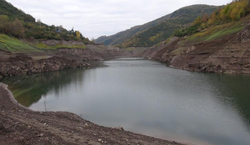 Yuvacık Barajında korkutan seviye