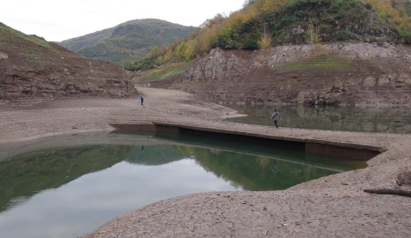 Yuvacık Barajında korkutan seviye