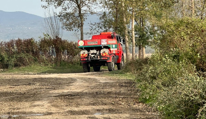 Yuvalak'ta anız yangını