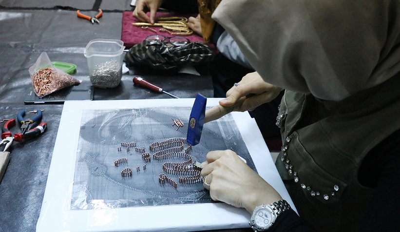 Yüzlerce kişi Büyükşehir SAMEK’le koluna sanat bileziğini taktı