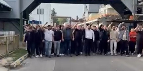 Zam teklifini beğenmeyen Goodyear işçileri eylemde