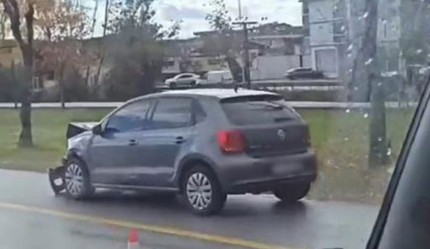 Zincirleme kaza: 9 araç birbirine girdi