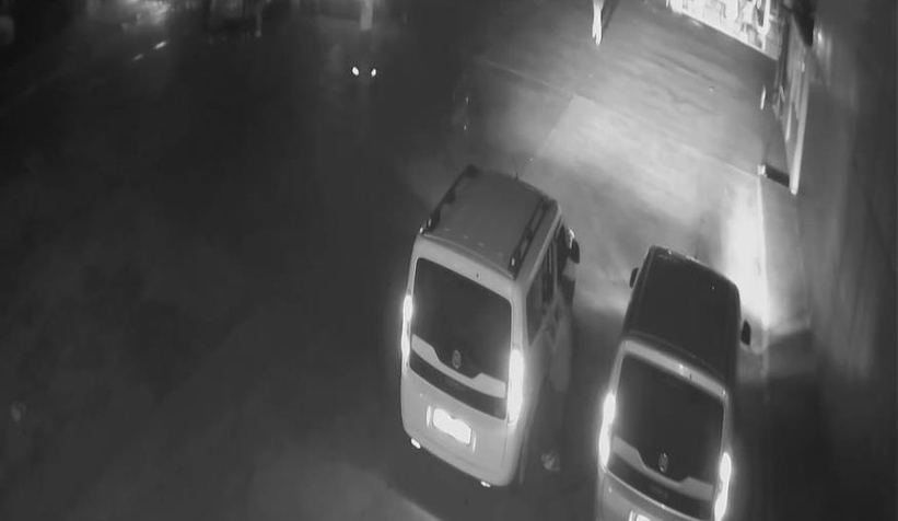 Zincirleme kaza kamerada