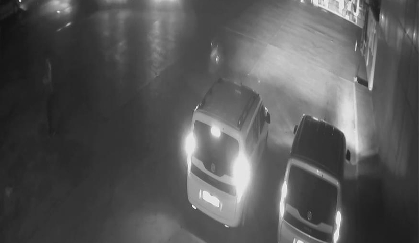 Zincirleme kaza kamerada