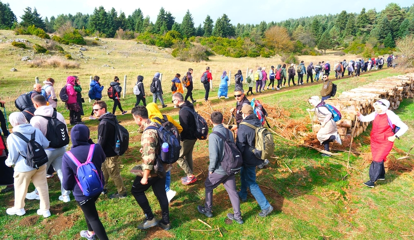 Zorlu parkurda sonbaharın tonlarını deneyimlediler