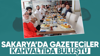 Gazeteciler kahvaltıda buluştu
