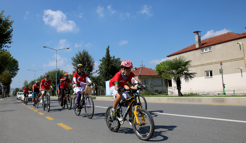 Gaziler Günü bisiklet turu ile anıldı