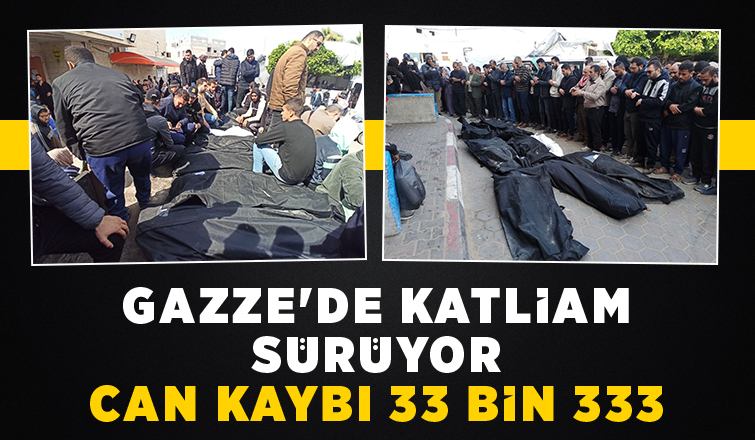 Gazze'de 32 bin 333 can gitti