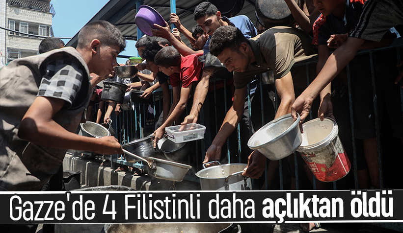Gazze'de 4 kişi daha açlıktan öldü