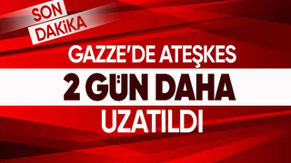 Gazze'de ateşkes 2 gün uzatıldı