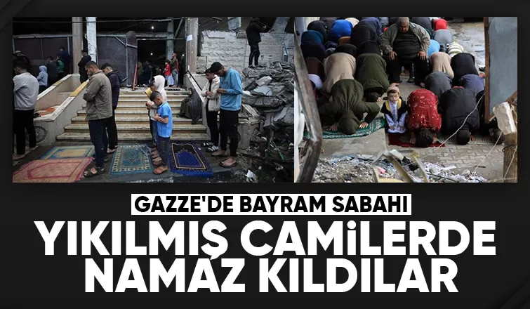 Gazze'de bayram sabahı