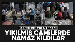 Gazze'de bayram sabahı