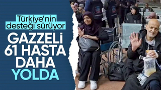 Gazze'den 61 hasta daha Türkiye'ye getiriliyor