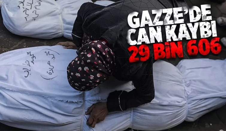 Gazze2de can kaybı 30 bine yaklaştı