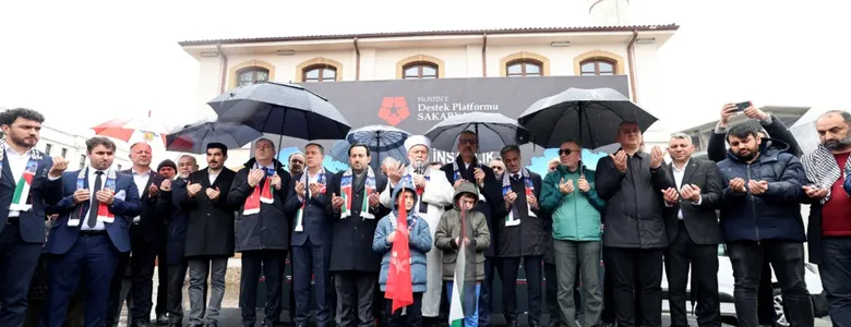 Gazze’ye Yardım Filosuna müdahale Sakarya'da protesto edildi