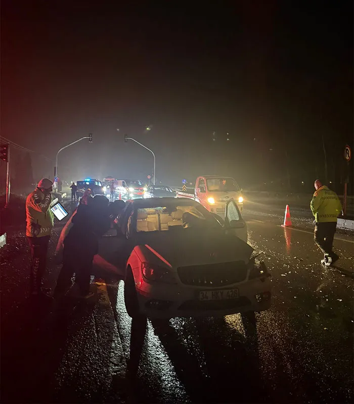 Gebeş'de kaza; Yaralılar var