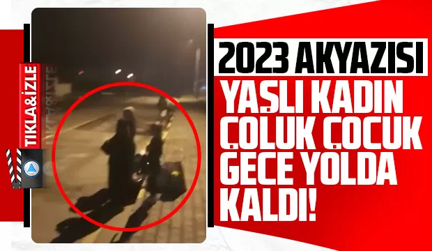 Gece Akyazı Terminalinde inen kadınlar ve çocuklar yolda kaldı