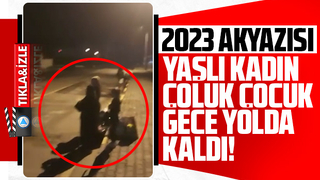 Gece Akyazı Terminalinde inen kadınlar ve çocuklar yolda kaldı