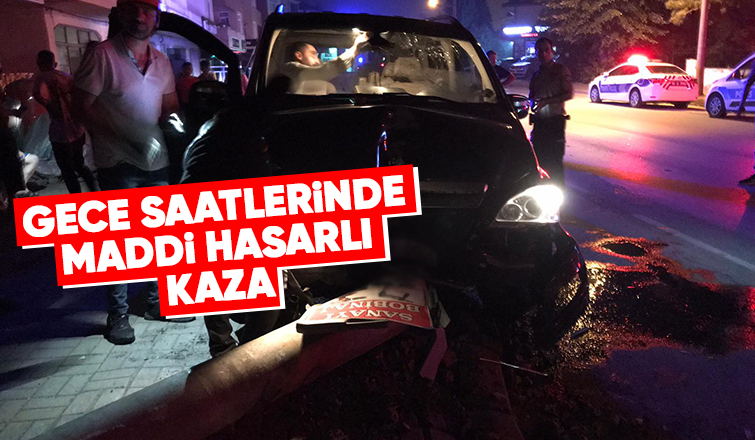 Gece saatlerinde Akyazı'da kaza
