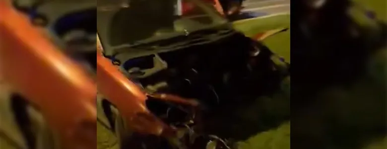 Gece yarısı feci kaza