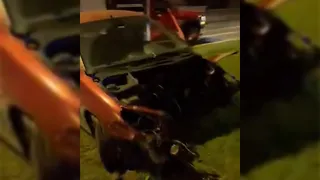 Gece yarısı feci kaza