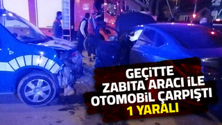 Geçitte kaza: 1 yaralı