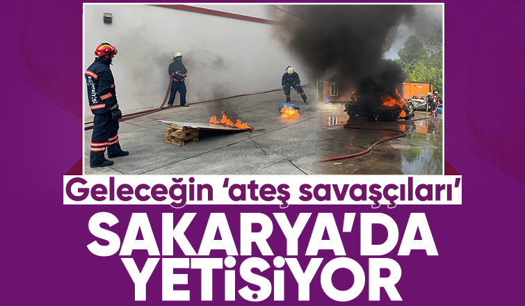 Geleceğin itfaiyecileri Sakarya'da yetişiyor