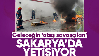 Geleceğin itfaiyecileri Sakarya'da yetişiyor