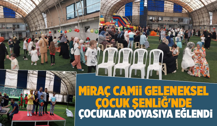 Geleneksel çocuk şenliği dop dolu geçti