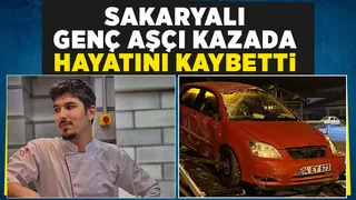 Genç aşçı kaza kurbanı oldu