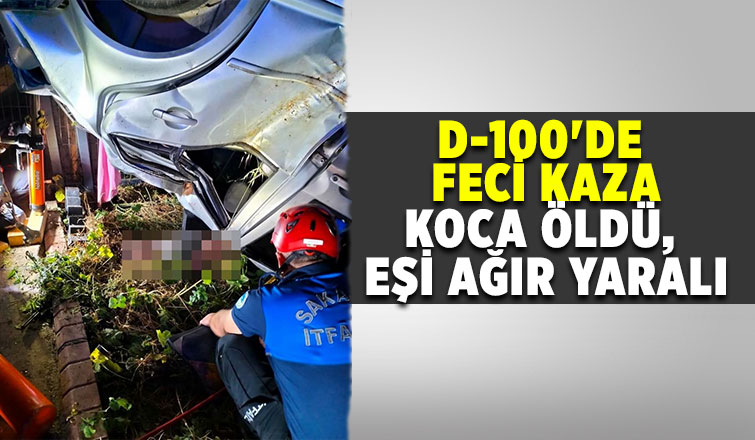 Genç çifti kaza ayırdı