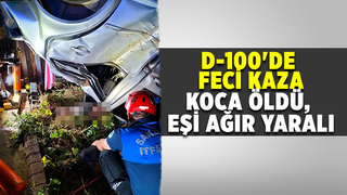 Genç çifti kaza ayırdı