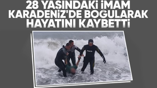 Genç imamdan acı haber, Karadeniz'de boğuldu