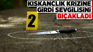 Genç kız erkek arkadaşını bıçakladı