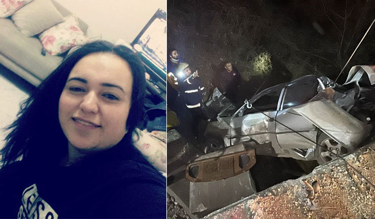 Genç kız kazada öldü