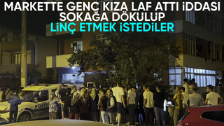 Genç kıza laf attı iddiası ilçeyi karıştırdı