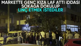 Genç kıza laf attı iddiası ilçeyi karıştırdı