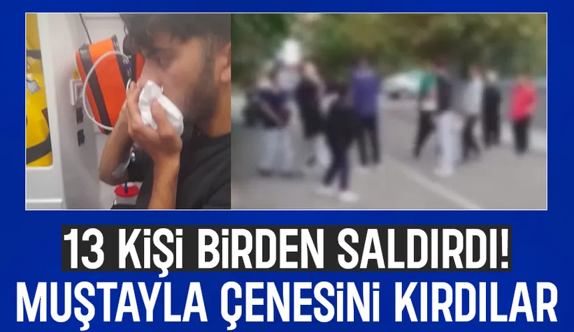 Genç kuryenin muştayla çenesini kırdılar