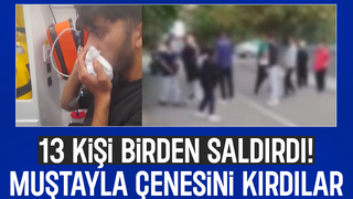 Genç kuryenin muştayla çenesini kırdılar