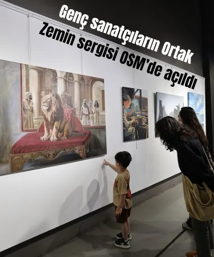 Genç sanatçıların Ortak Zemin sergisi OSM’de açıldı