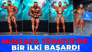 Genç vücut geliştirme sporcusu Türkiye’de bir ilki başardı