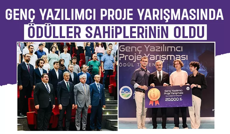 Genç yazılımcılar ödüllerini aldı