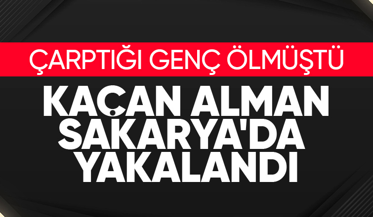 Gence çarpıp ölümüne neden olan Alman sürücü yakalandı