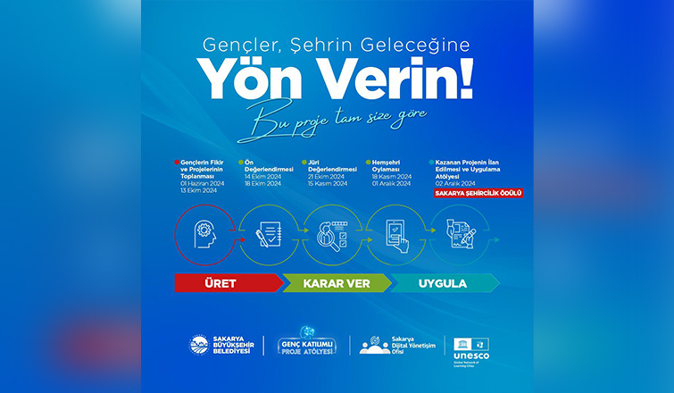 Gençler bu projeyle Sakarya’nın geleceğinde söz sahibi olacak