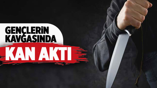 Gençlerin kavgasında bir kişi bıçaklandı
